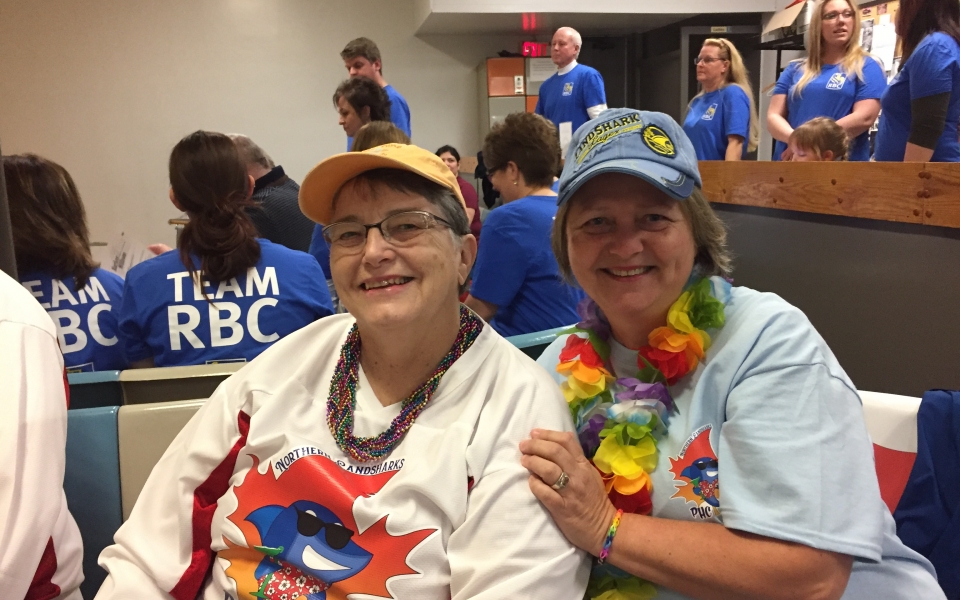 Barb & Cathy @ Bowling 4 Big Borthers-Sisters